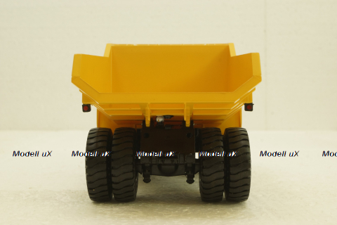 Белаз-540А карьерный самосвал, красный/желтый, Н002, Наш Автопром 1:43