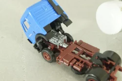 Mercedes SK 1735 LS tractor with semi-trailer tank "Willi Betz" 1989, blue/chrome, 826110, Herpa 1:87 