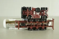 Mercedes SK 1735 LS tractor with semi-trailer tank "Willi Betz" 1989, blue/chrome, 826110, Herpa 1:87 