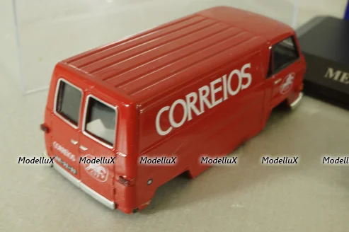 Mercedes N1000 Portuguese post CTT 1969, red, Altaya 1:43