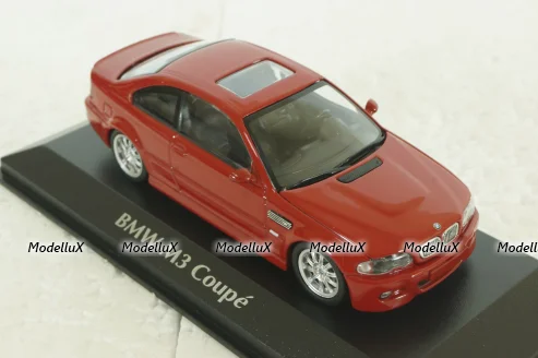 BMW M3 Coupe (E46) 2001 red, 940020020, BMW 3 Series, Maxichamps 1:43