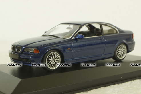 BMW 328 Ci (E46) 1999 blue, 940028321, BMW 3 Series, Maxichamps 1:43