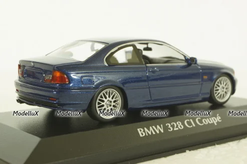 BMW 328 Ci (E46) 1999 blue, 940028321, BMW 3 Series, Maxichamps 1:43