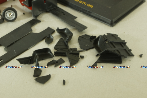 Mercedes N1000 Portuguese post CTT 1969, red, CLC147,IXO 1:43 На запчасти №2