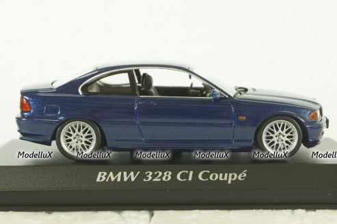 BMW 328 Ci (E46) 1999 blue, 940028321, BMW 3 Series, Maxichamps 1:43