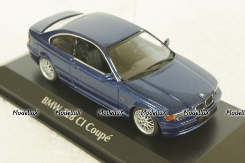 BMW 328 Ci (E46) 1999 blue, 940028321, BMW 3 Series, Maxichamps 1:43