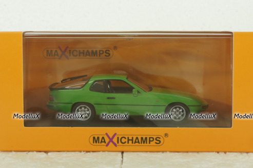 Porsche 924 1984 green, 940062124, Maxichamps 1:43