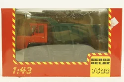 Белаз-7522 карьерный самосвал, красный/зеленый, Н003, Наш Автопром 1:43