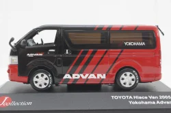 Toyota Hiace Van 2005, Yokohama Advan, red, JC087, J-Collection 1:43