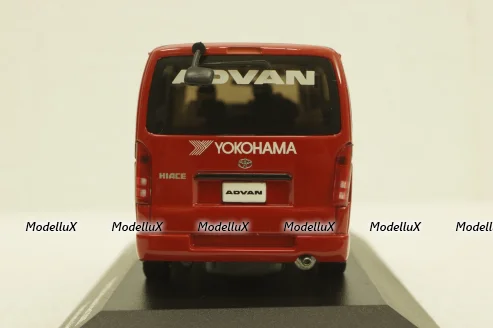 Toyota Hiace Van 2005, Yokohama Advan, red, JC087, J-Collection 1:43