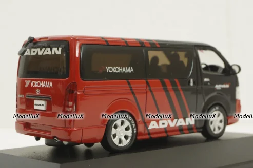 Toyota Hiace Van 2005, Yokohama Advan, red, JC087, J-Collection 1:43