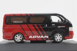 Toyota Hiace Van 2005, Yokohama Advan, red, JC087, J-Collection 1:43