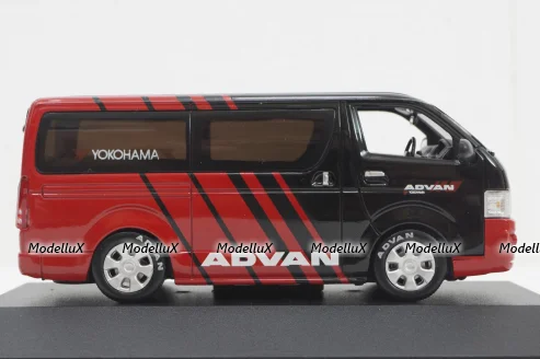 Toyota Hiace Van 2005, Yokohama Advan, red, JC087, J-Collection 1:43