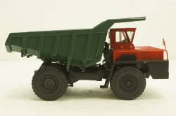 Белаз-7522 карьерный самосвал, красный/зеленый, Н003, Наш Автопром 1:43