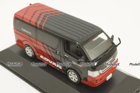 Toyota Hiace Van 2005, Yokohama Advan, red, JC087, J-Collection 1:43
