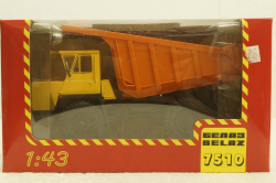 Белаз-7510 карьерный самосвал, желтый/оранжевый, Н005, Наш Автопром 1:43