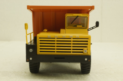 Белаз-7510 карьерный самосвал, желтый/оранжевый, Н005, Наш Автопром 1:43