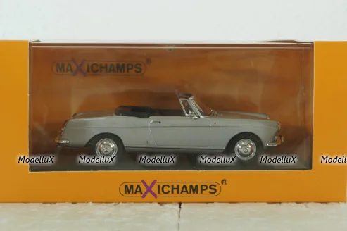 Peugeot 404 coupe 1962, silver, 940112930, Maxichamps 1:43