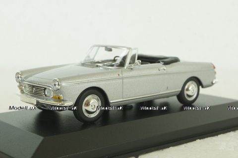 Peugeot 404 coupe 1962, silver, 940112930, Maxichamps 1:43