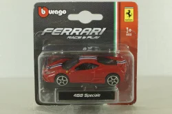Ferrari 458 Speciale Race & Play, Burago 1:64
