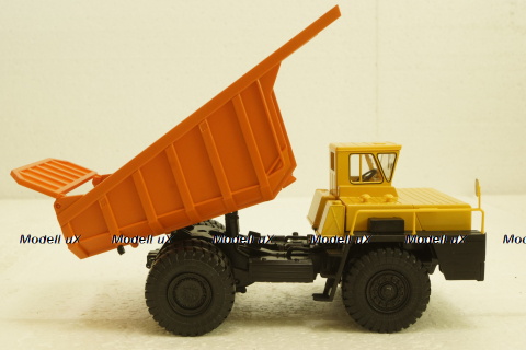 Белаз-7510 карьерный самосвал, желтый/оранжевый, Н005, Наш Автопром 1:43