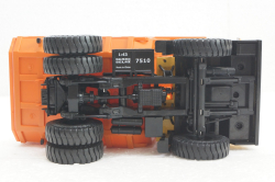 Белаз-7510 карьерный самосвал, желтый/оранжевый, Н005, Наш Автопром 1:43