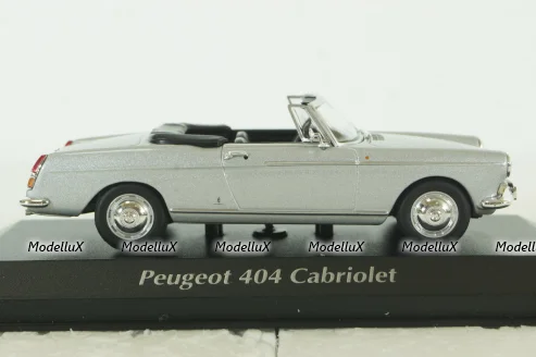 Peugeot 404 coupe 1962, silver, 940112930, Maxichamps 1:43