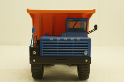 Белаз-7525 карьерный самосвал, синий/оранжевый, Н011, Наш Автопром 1:43