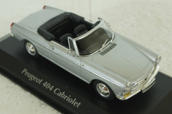 Peugeot 404 coupe 1962, silver, 940112930, Maxichamps 1:43