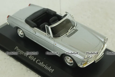 Peugeot 404 coupe 1962, silver, 940112930, Maxichamps 1:43
