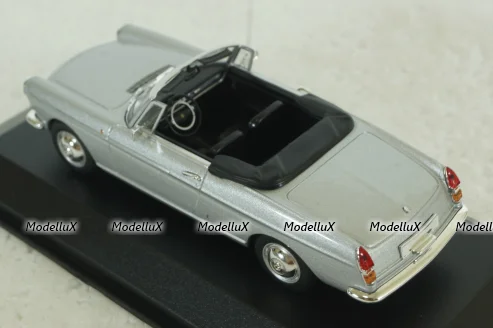 Peugeot 404 coupe 1962, silver, 940112930, Maxichamps 1:43