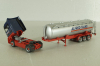 Mercedes Actros 1857 with semi-trailer tank "Alfred Talke" blue/grey, 144131, Herpa 1:87