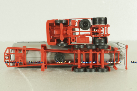 Mercedes Actros 1857 with semi-trailer tank "Alfred Talke" blue/grey, 144131, Herpa 1:87