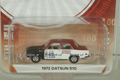 Datsun 510, No.510B, 1972, 2-Door Sedan, Greenlight 1:64