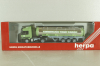 Mercedes Actros 1843 with semi-trailer tank "Kieserling" green, 144285, Herpa 1:87