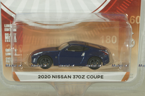 Nissan 370Z Coupe, metallic-dark blue, 2020, Greenlight 1:64