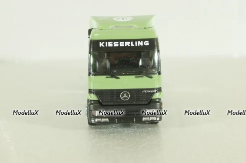 Mercedes Actros 1843 with semi-trailer tank "Kieserling" green, 144285, Herpa 1:87