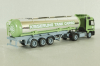 Mercedes Actros 1843 with semi-trailer tank "Kieserling" green, 144285, Herpa 1:87