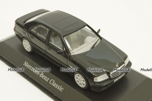 Mercedes C200, W202,  black, B66040571, Minichamps 1:43