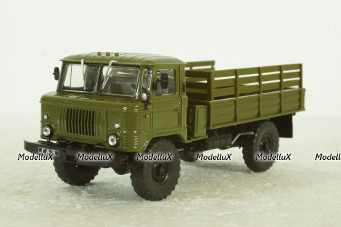 Газ-66 бортовой, военный Автолегенды СССР №40, Грузовики, 1:43