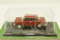 Skoda 1000 MBX, red, KALEIDOSKOP SKODA (DeAgostini) 1:43