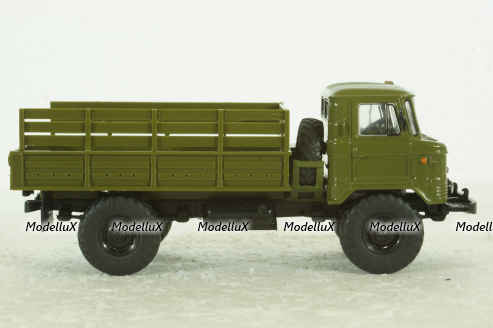 Газ-66 бортовой, военный Автолегенды СССР №40, Грузовики, 1:43