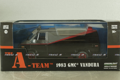 GMC Vandura 1983, black Сериал A-Team 1983-1987, 86515, Greenlight 1:43 Уценка!