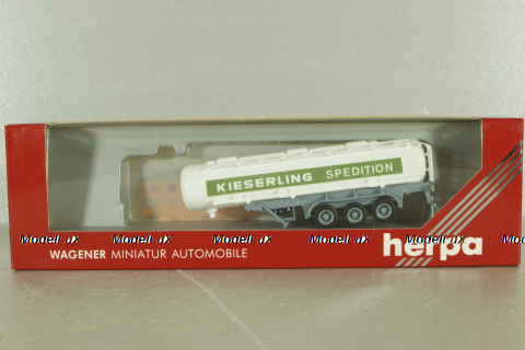 Semi-trailer tank "Kieserling" green, 144285tr, Herpa 1:87