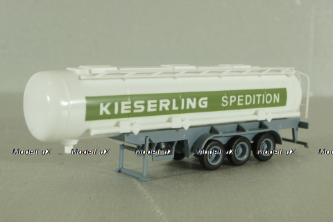 Semi-trailer tank "Kieserling" green, 144285tr, Herpa 1:87