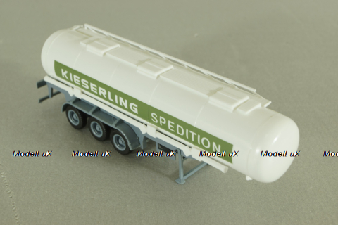 Semi-trailer tank "Kieserling" green, 144285tr, Herpa 1:87