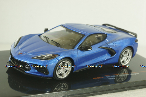 Chevrolet Corvette (C8) Stingray 2020, blue, MOC316, IXO 1:43
