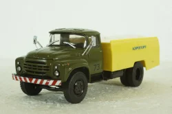 АС-161(130) Аэрофлот, Зил-130 хаки/желтый, Автолегенды СССР, Грузовики, 1:43