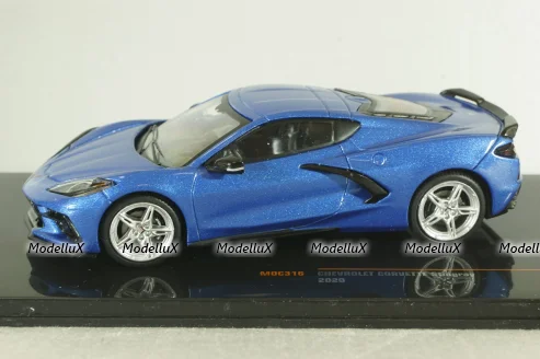 Chevrolet Corvette (C8) Stingray 2020, blue, MOC316, IXO 1:43