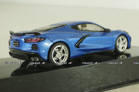 Chevrolet Corvette (C8) Stingray 2020, blue, MOC316, IXO 1:43